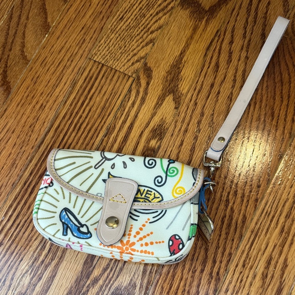 Disney Colorful Wristlet with Graphic Print